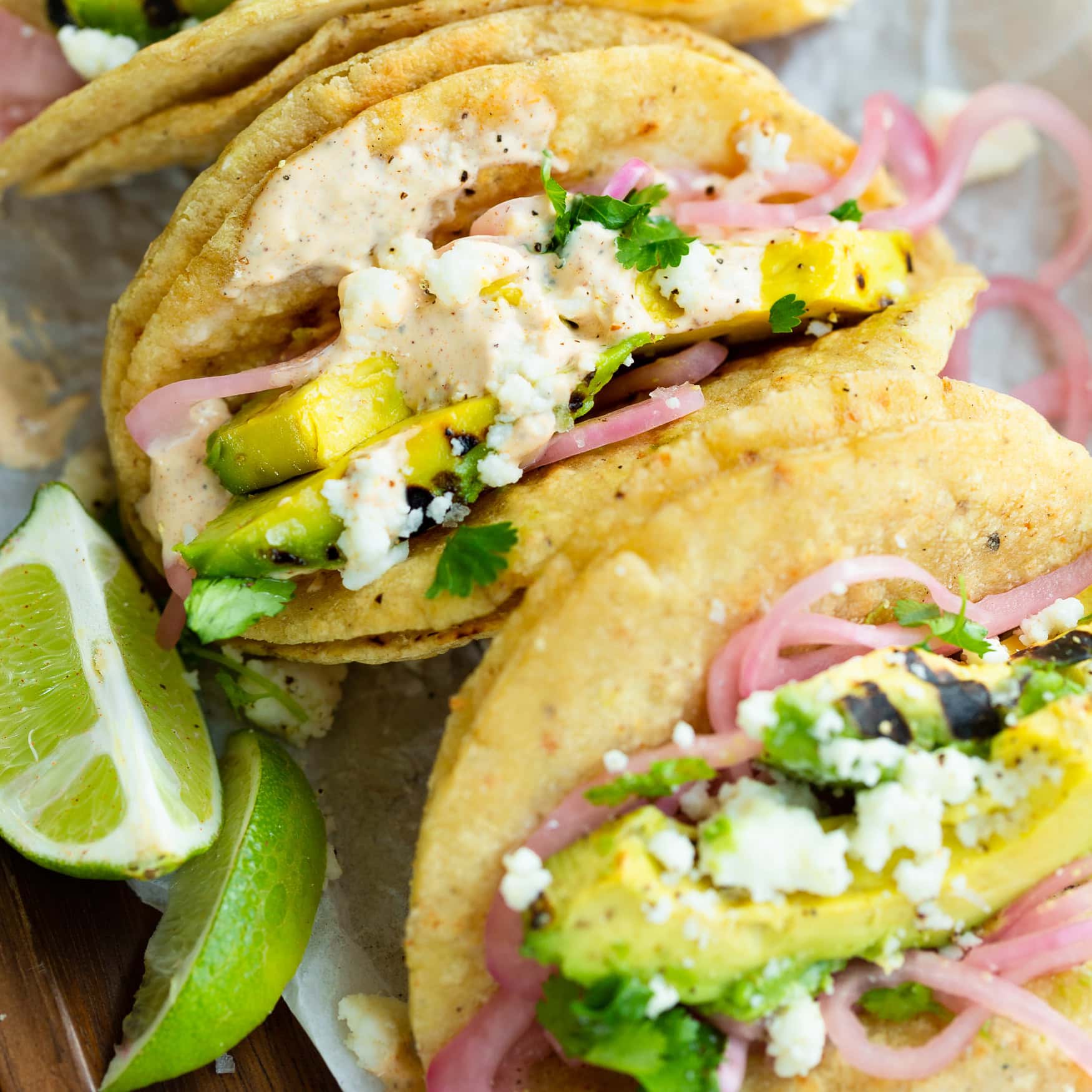 Grilled Avocado Tacos