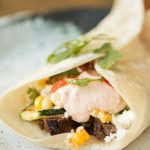 Grilled Steak and Zucchini Burrito ohsweetbasil.com