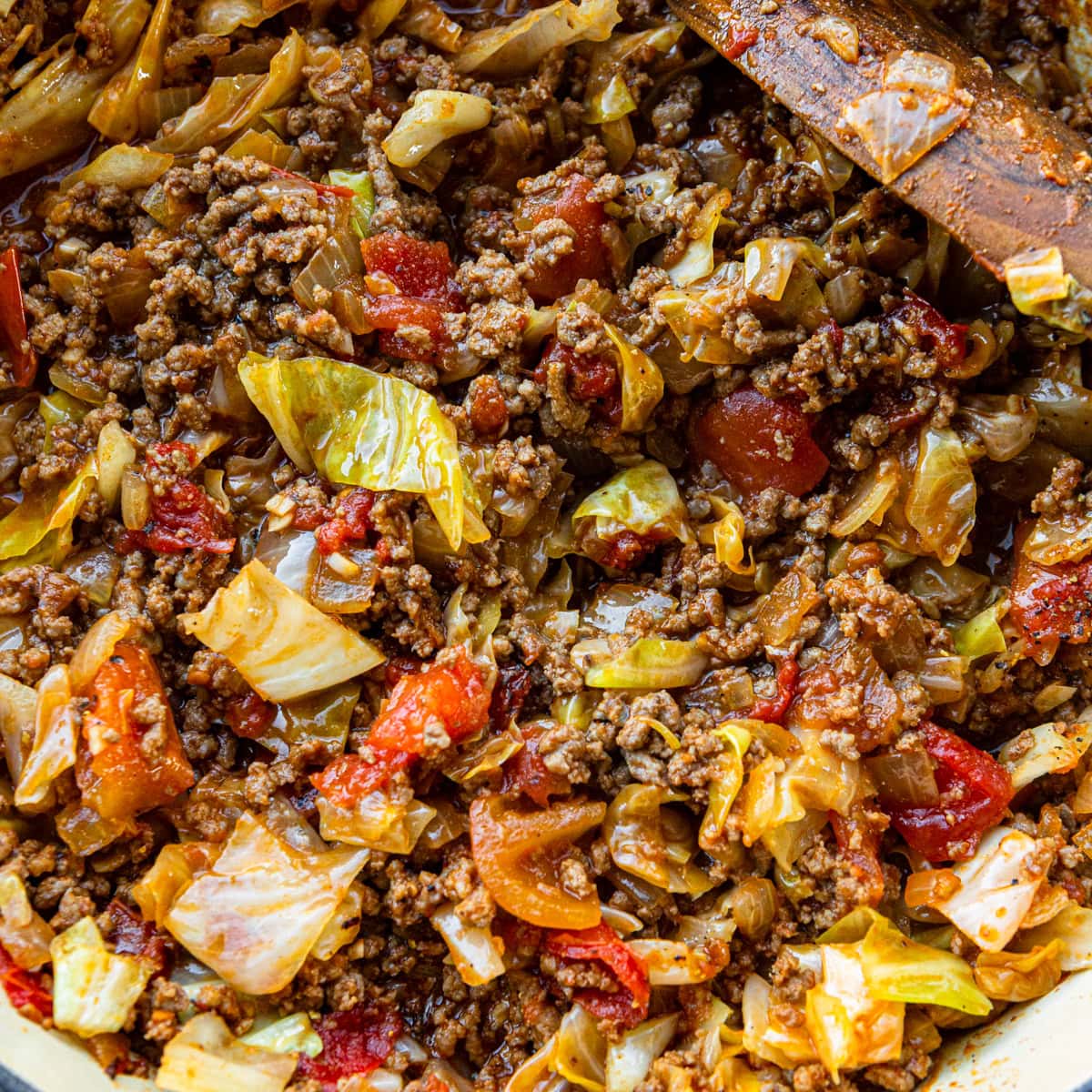 Irish Ground Beef and Cabbage