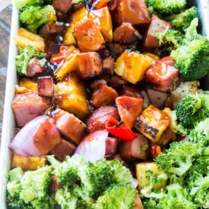 Summer comes and goes faster than any other season and suddenly you're back to school shopping. Not this year with Hawaiian Ham and Pineapple Casserole.