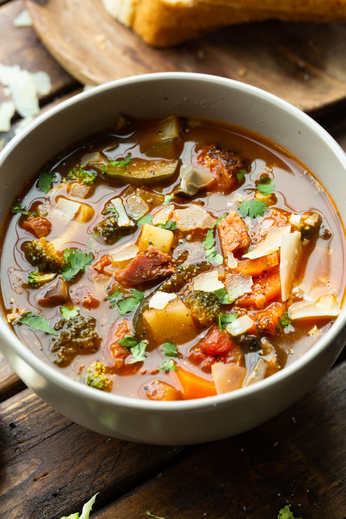 Ham and Vegetable Soup - Weight Watchers [+Video]