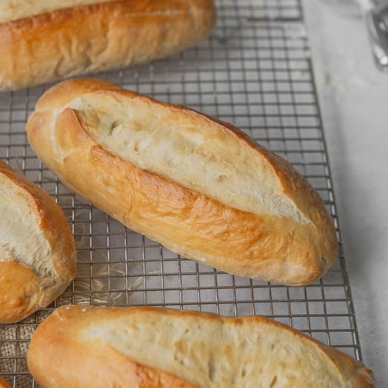 Easy Hoagie Rolls