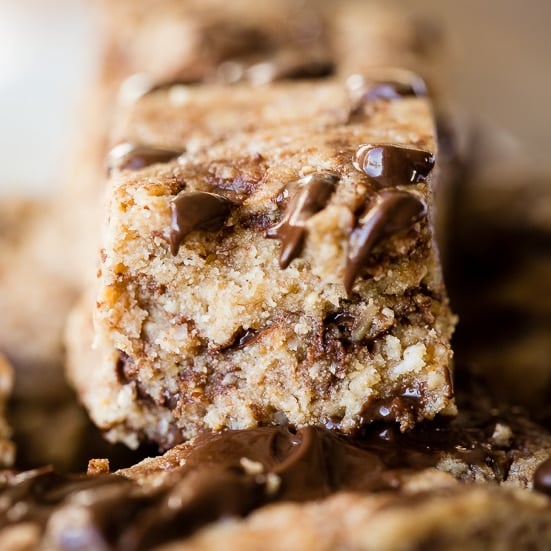 Homemade Chocolate Chip Cookie Dough Protein Bars