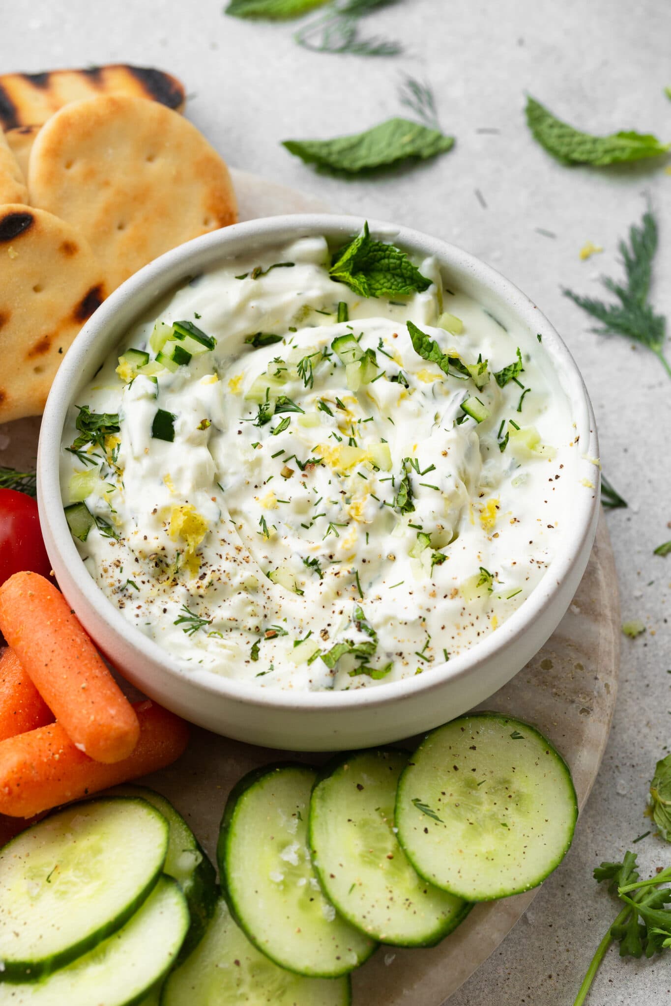 Homemade Tzatziki Recipe Oh Sweet Basil