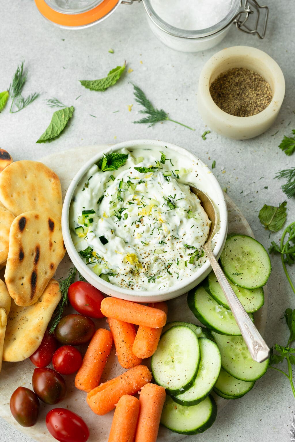 Homemade Tzatziki Recipe Oh Sweet Basil