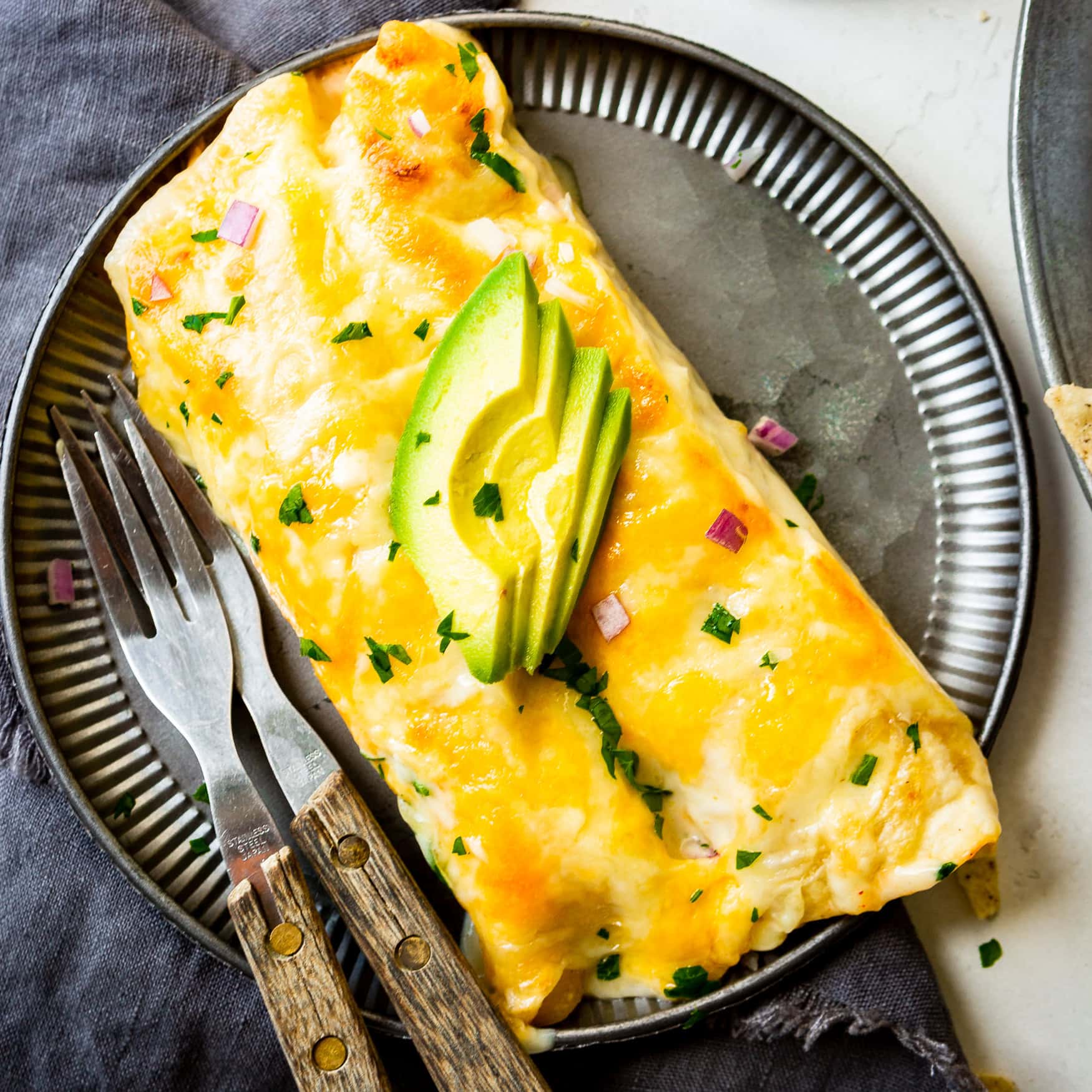 Honey Lime Chicken Enchiladas
