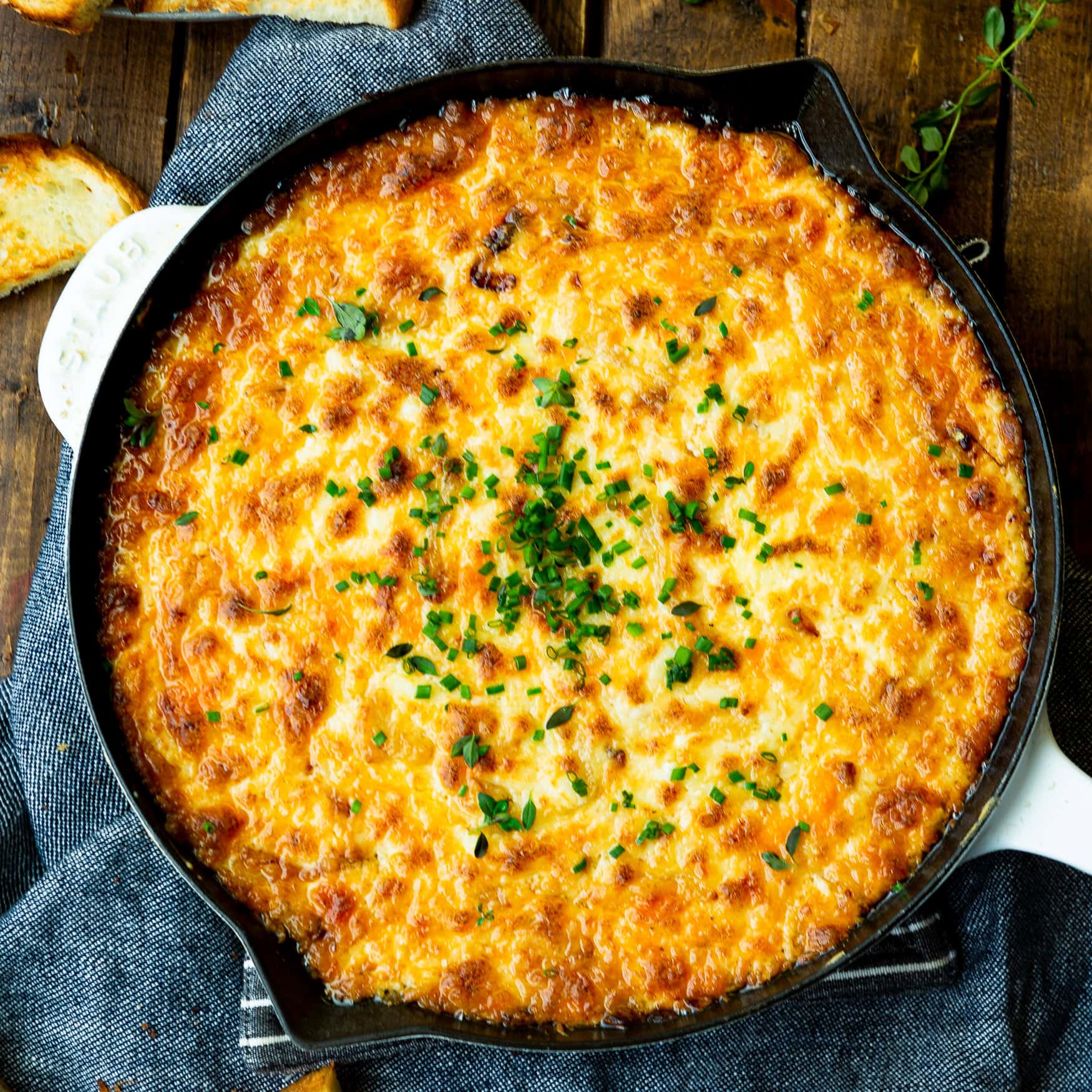Baked Cheese and Onion Dip