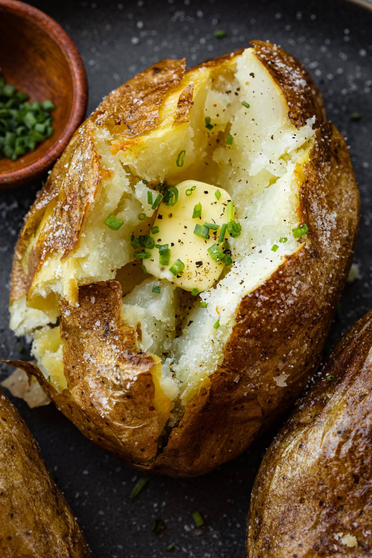 How to Make Air Fryer Baked Potatoes (with crispy skin!)