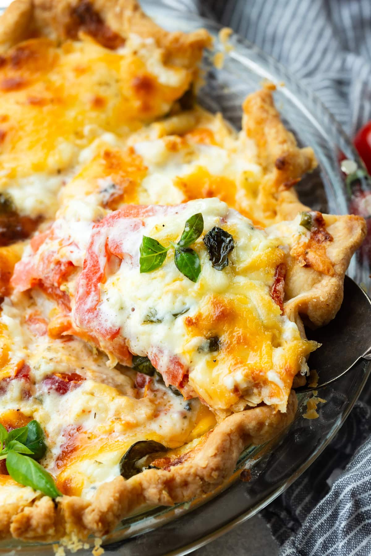 Southern Tomato Pie Recipe (Truly the Best!) - Oh Sweet Basil