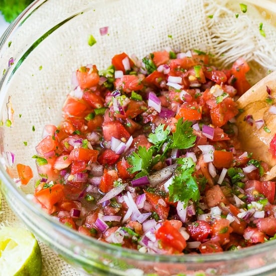 Homemade Pico De Gallo
