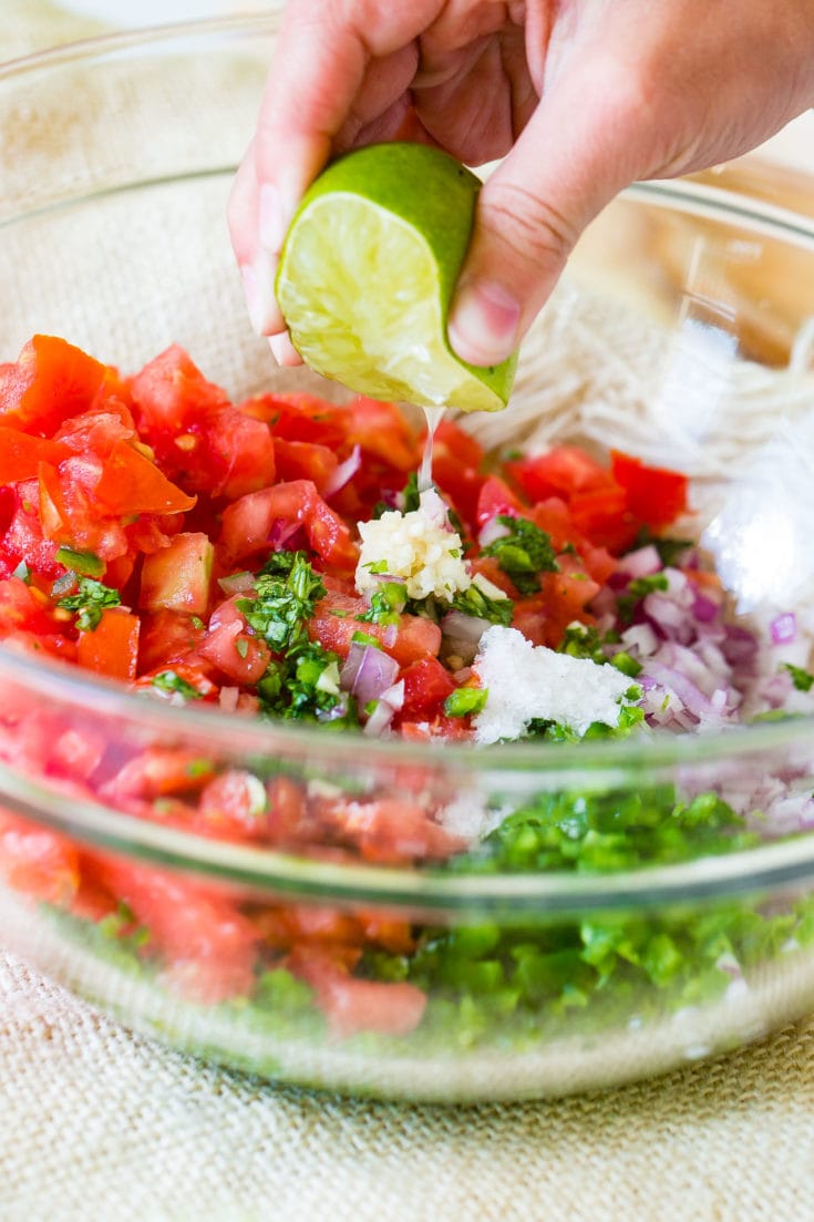 How to Make Homemade Pico de Gallo Recipe Oh Sweet Basil