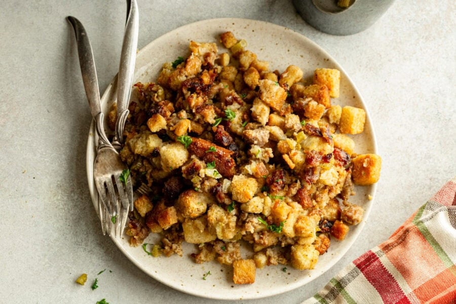 Better Than Your Mom’s Crockpot Stuffing