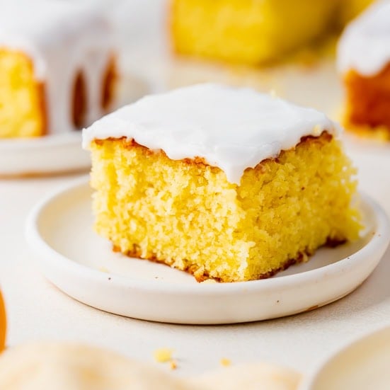 Iced Meyer Lemon Cake