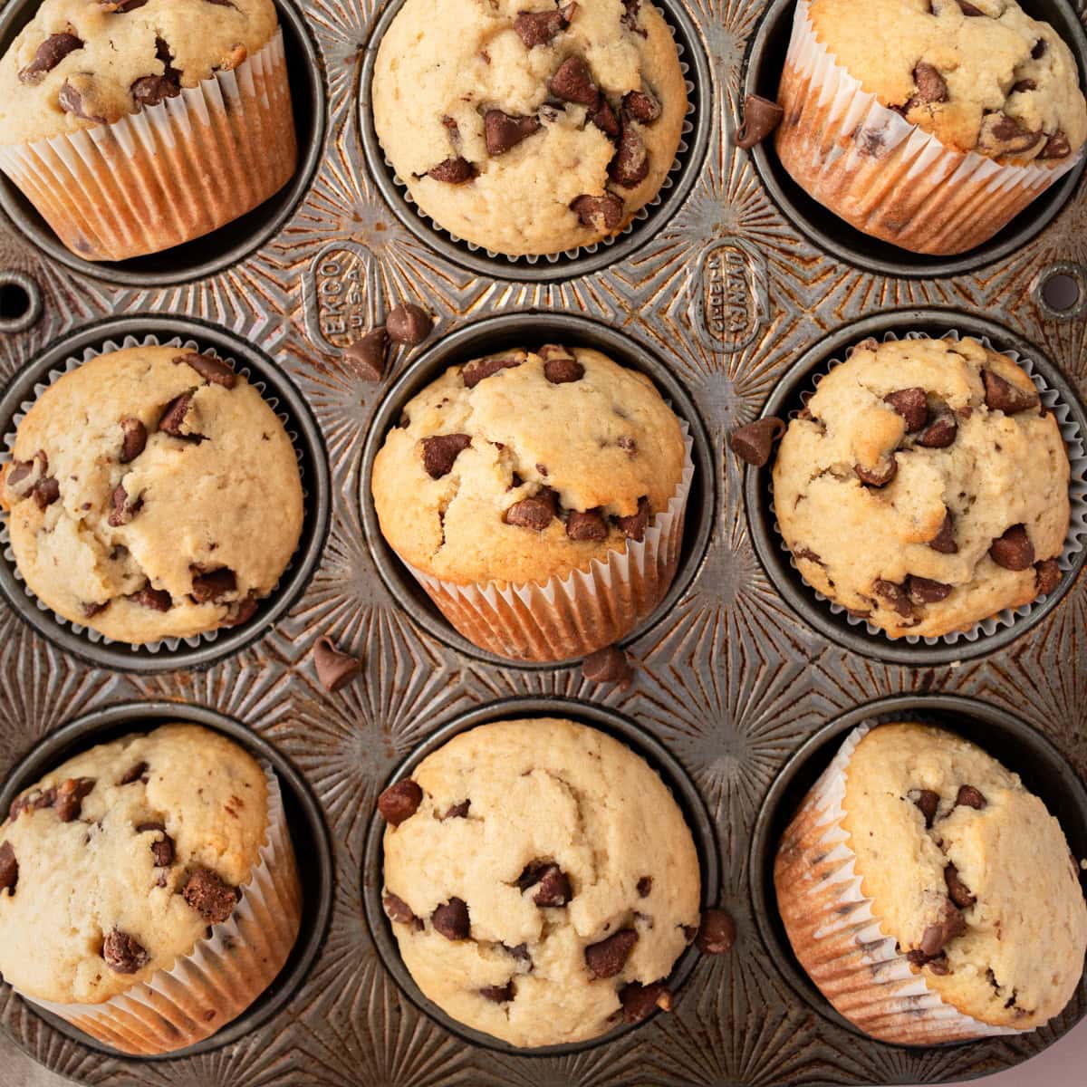 Chocolate Chip Cookie Muffins