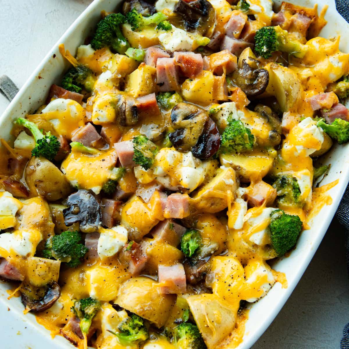Ham Potato Broccoli Casserole