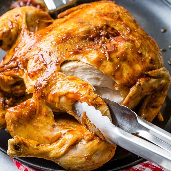 BBQ Instant Pot Whole Chicken