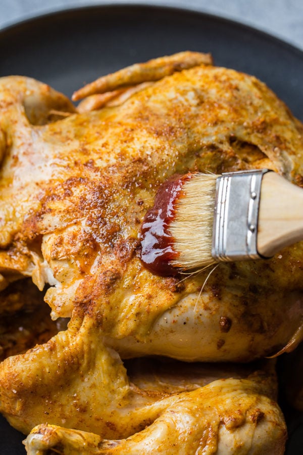 BBQ Instant Pot Whole Chicken Recipe Oh Sweet Basil