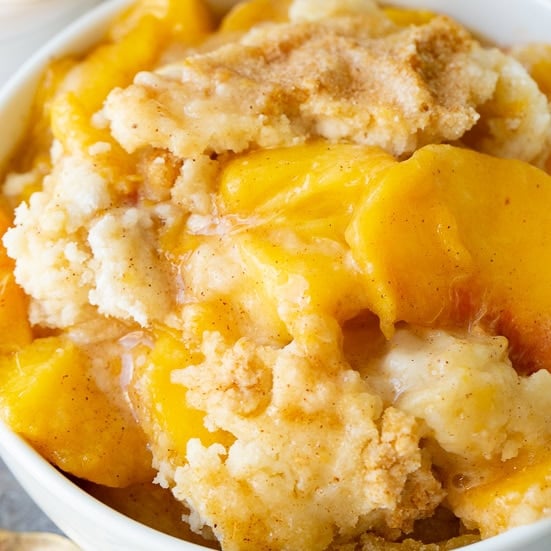 Easy Instant Pot Peach Cobbler