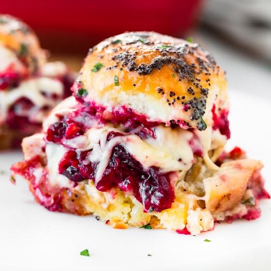 Leftover Thanksgiving Turkey Sliders