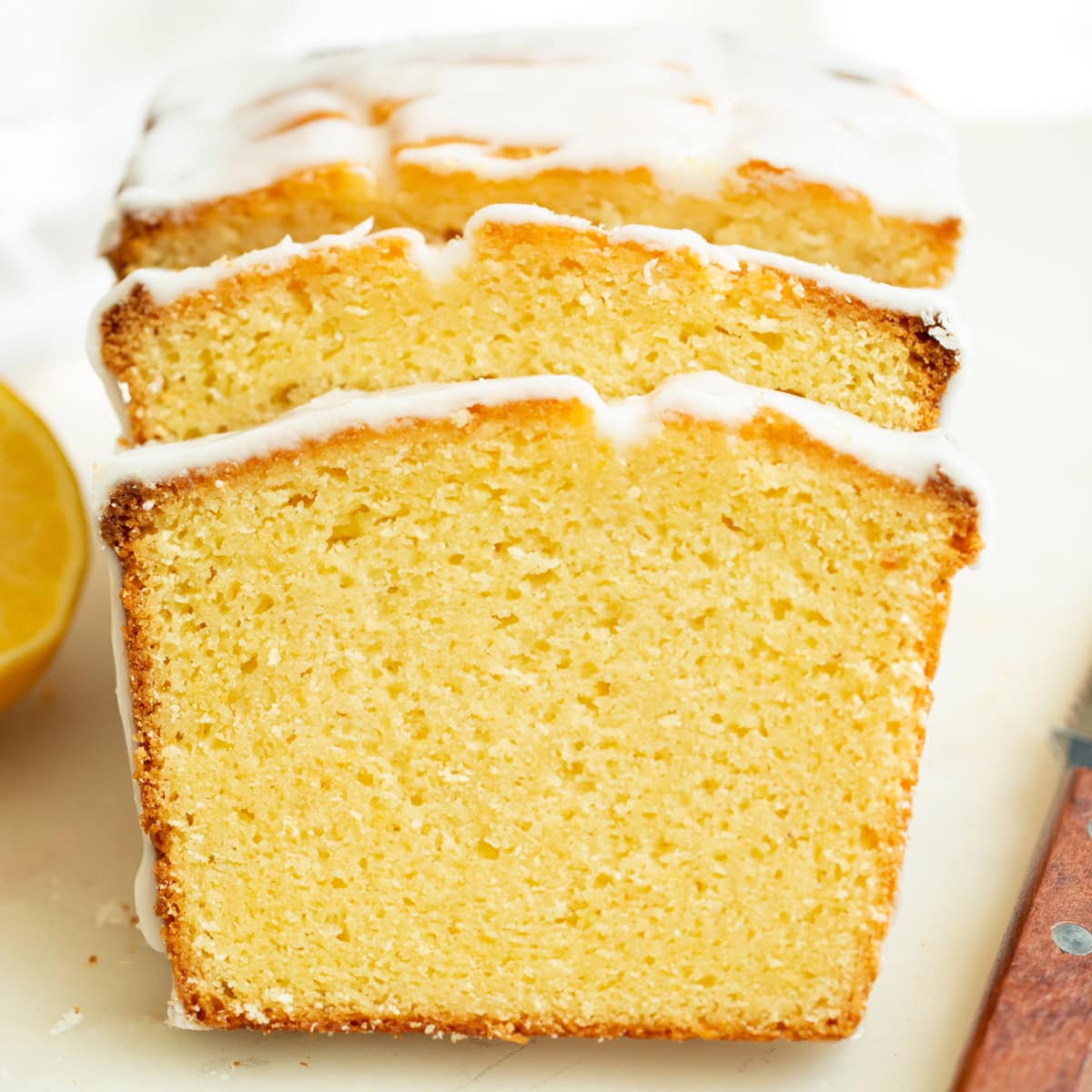 Iced Lemon Pound Cake