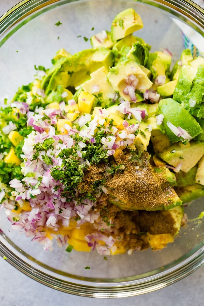 Mango Bacon Guacamole Oh Sweet Basil