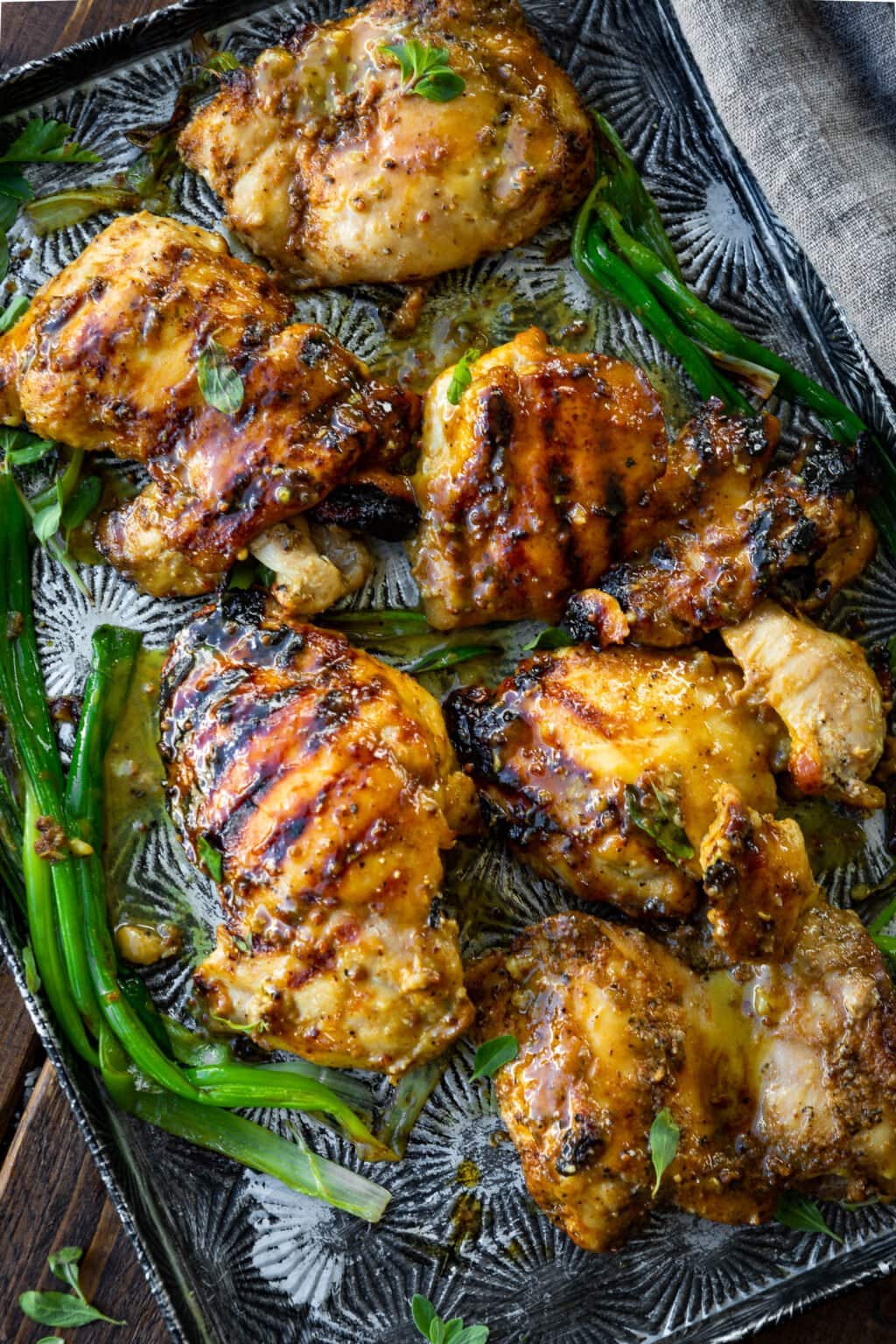 Maple Mustard Grilled Chicken Thigh Marinade Oh Sweet Basil