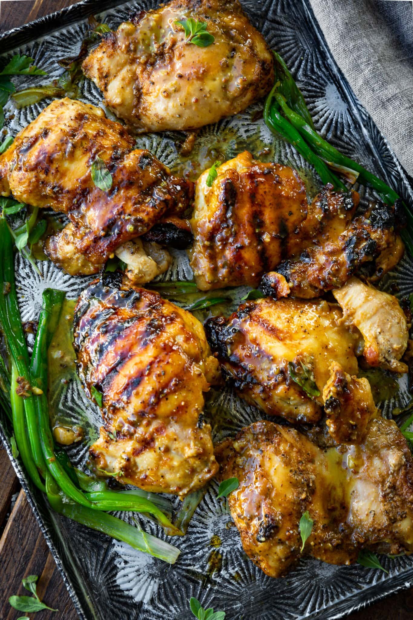 Maple Mustard Grilled Chicken Thigh Marinade Oh Sweet Basil