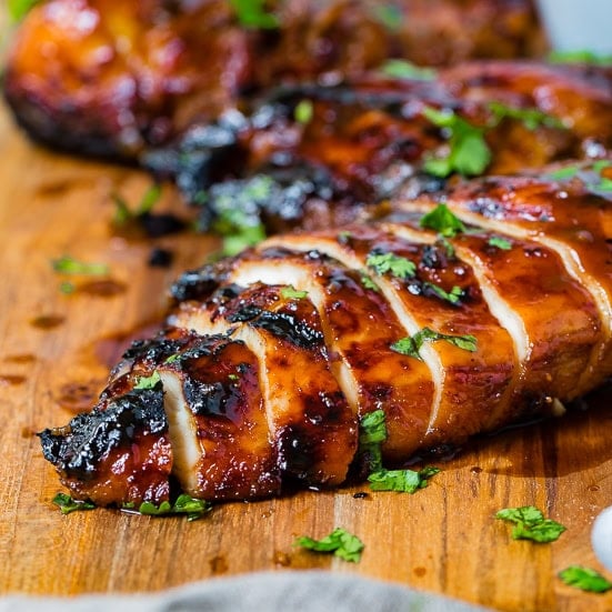 Marinated Smoked Chicken Thighs on the Traeger