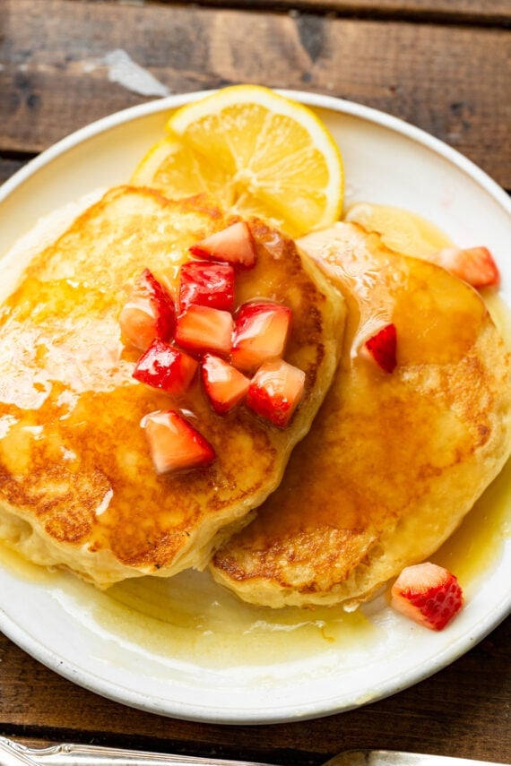 Melt in Your Mouth Buttermilk Pancakes [+ Video] Oh Sweet Basil