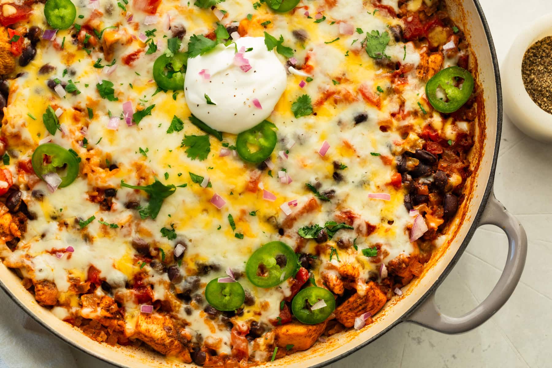Chicken Taco Casserole