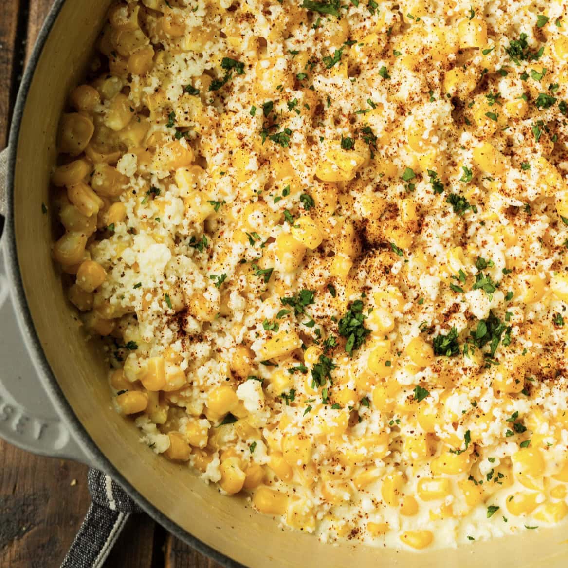 Creamed Mexican Street Corn