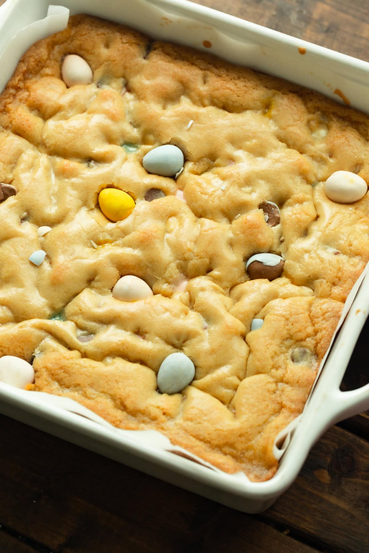 Easter Cadbury Mini Eggs Blondie Recipe