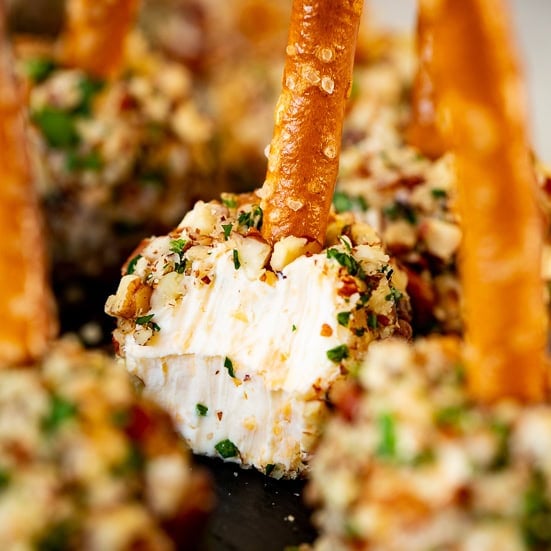 Mini Cheese Ball Pretzel Bites