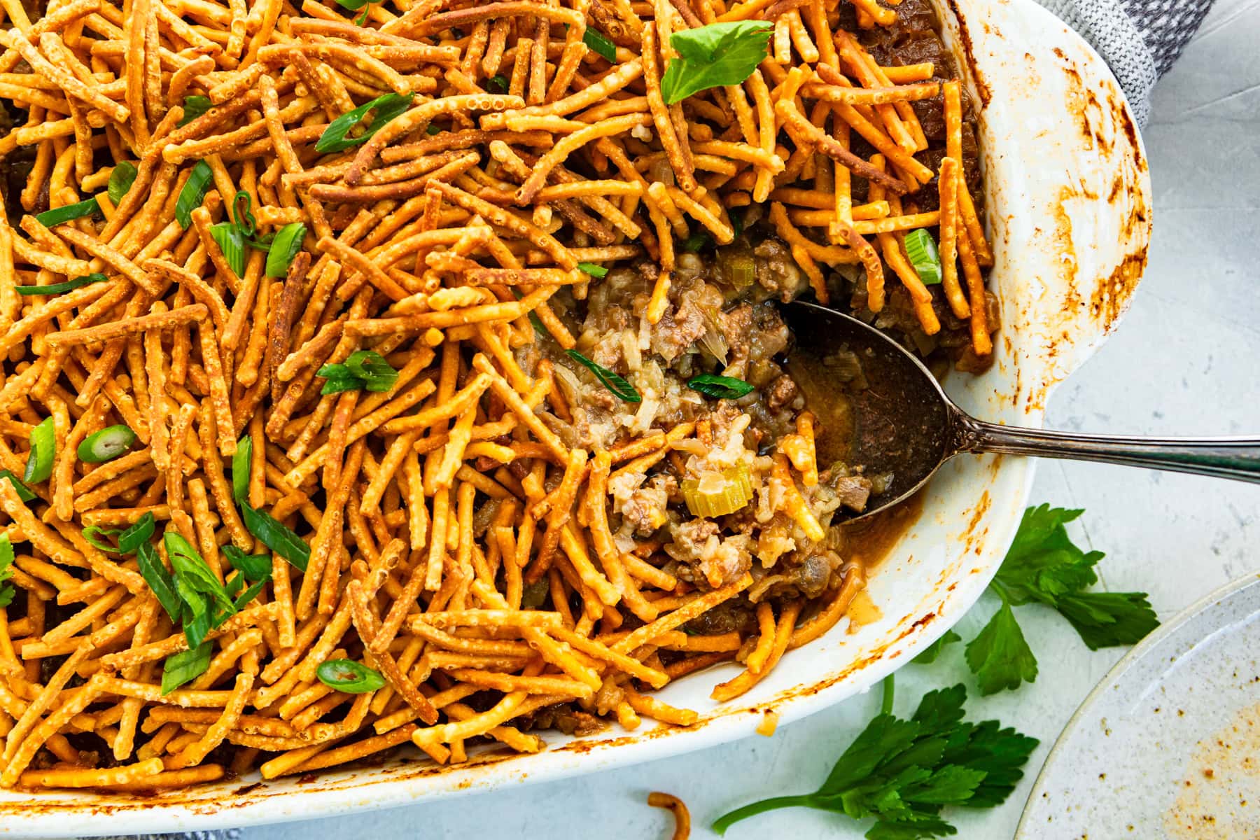 Beef Chow Mein Casserole