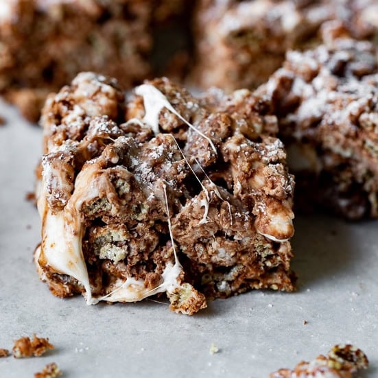 Muddy Buddies Marshmallow Treats