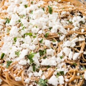 The name might be long and boring but the recipe isn't! It's a quick and easy Old Spaghetti Factory Mizithra Cheese and Browned Butter Spaghetti Copycat!
