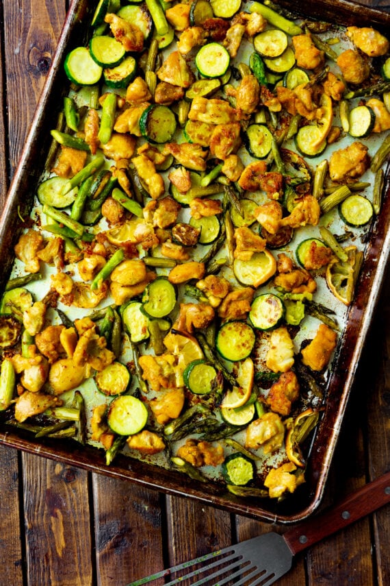 Sheet Pan Honey Turmeric Chicken Oh Sweet Basil