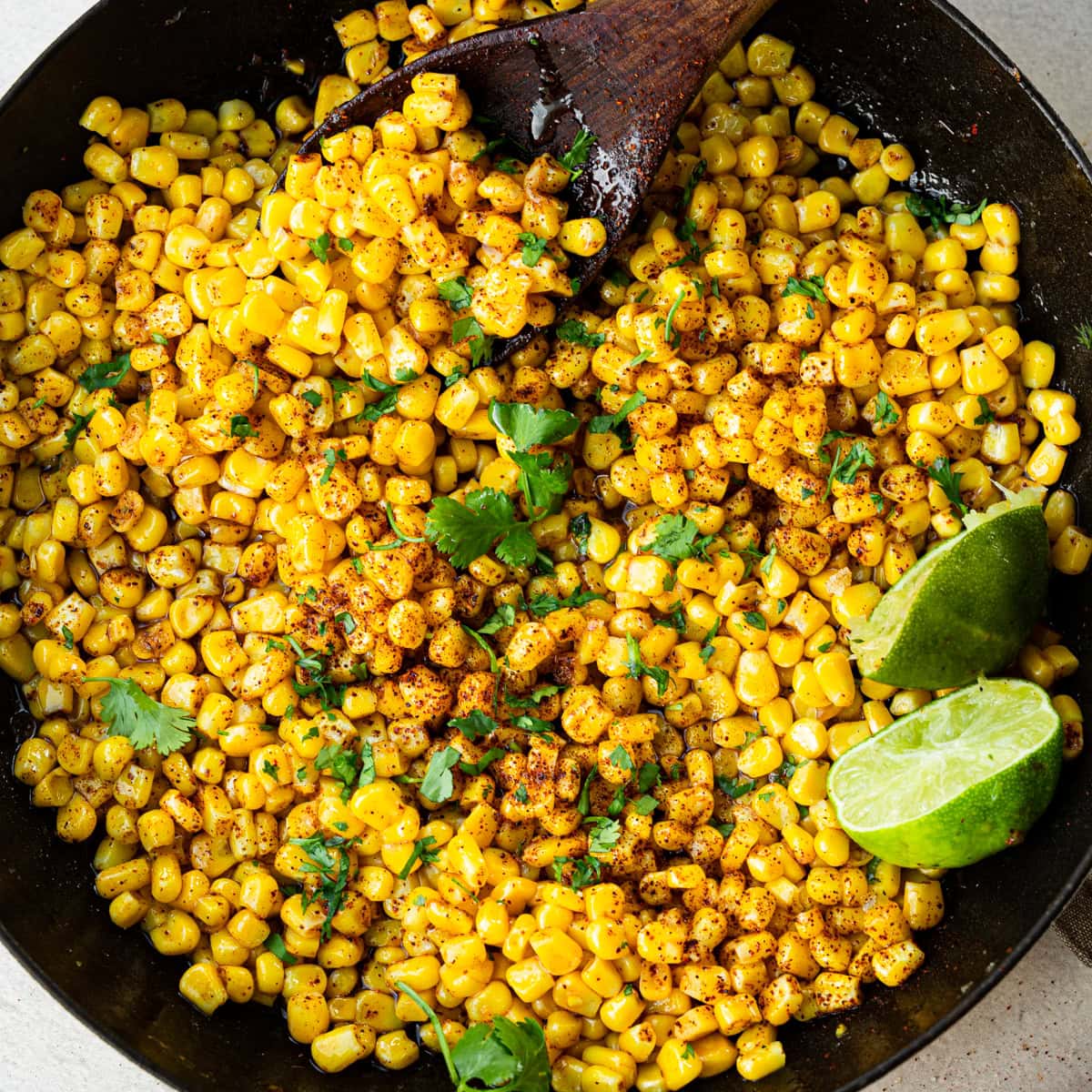 Honey Lime Skillet Corn