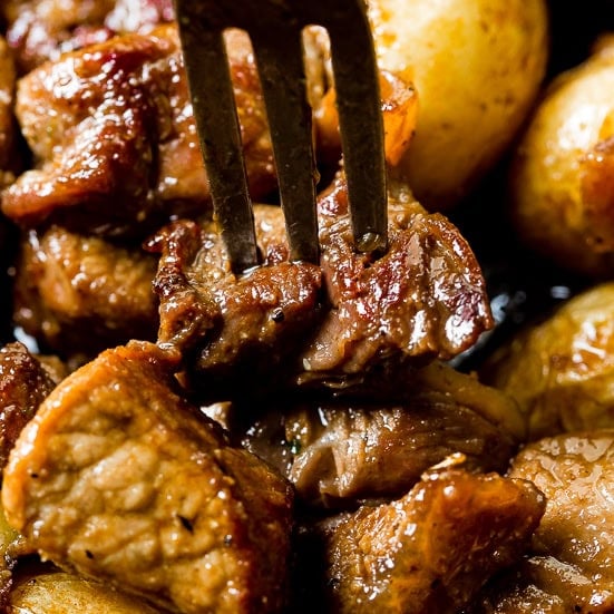 Smoky Steak and Potatoes