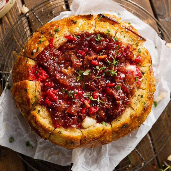 Pull Apart Baked Brie