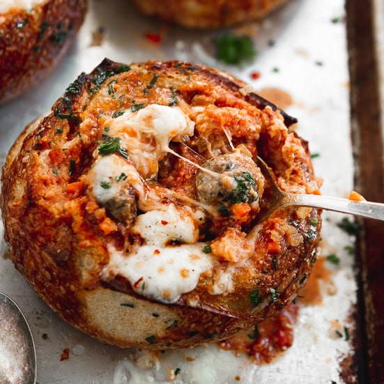 Parmesan Meatball Soup