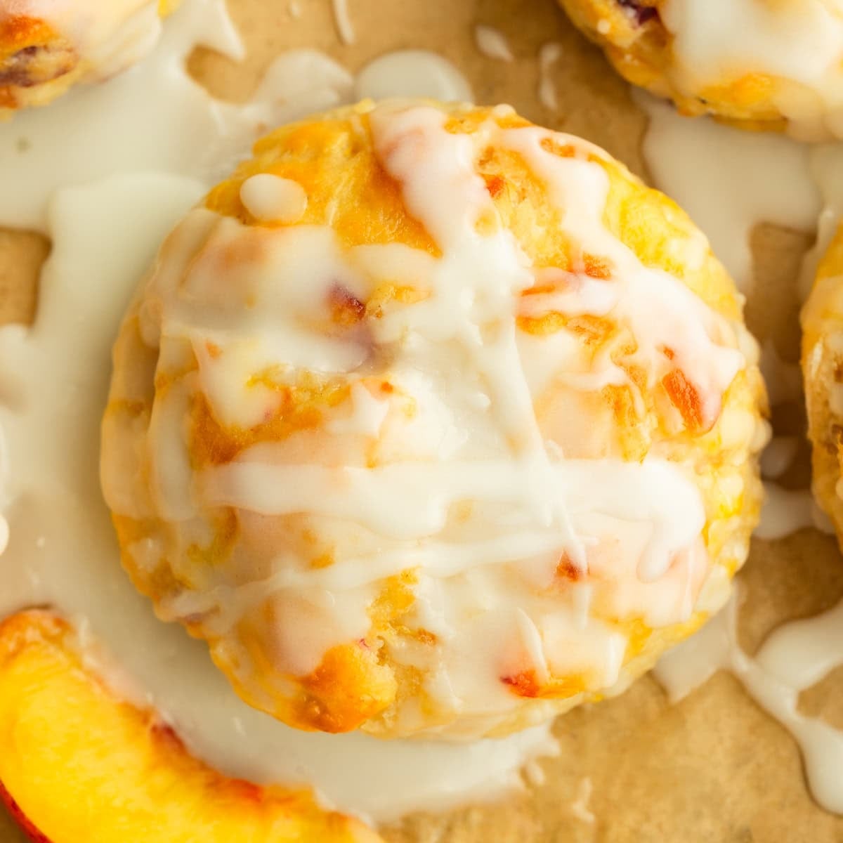 Buttermilk Peach Biscuits