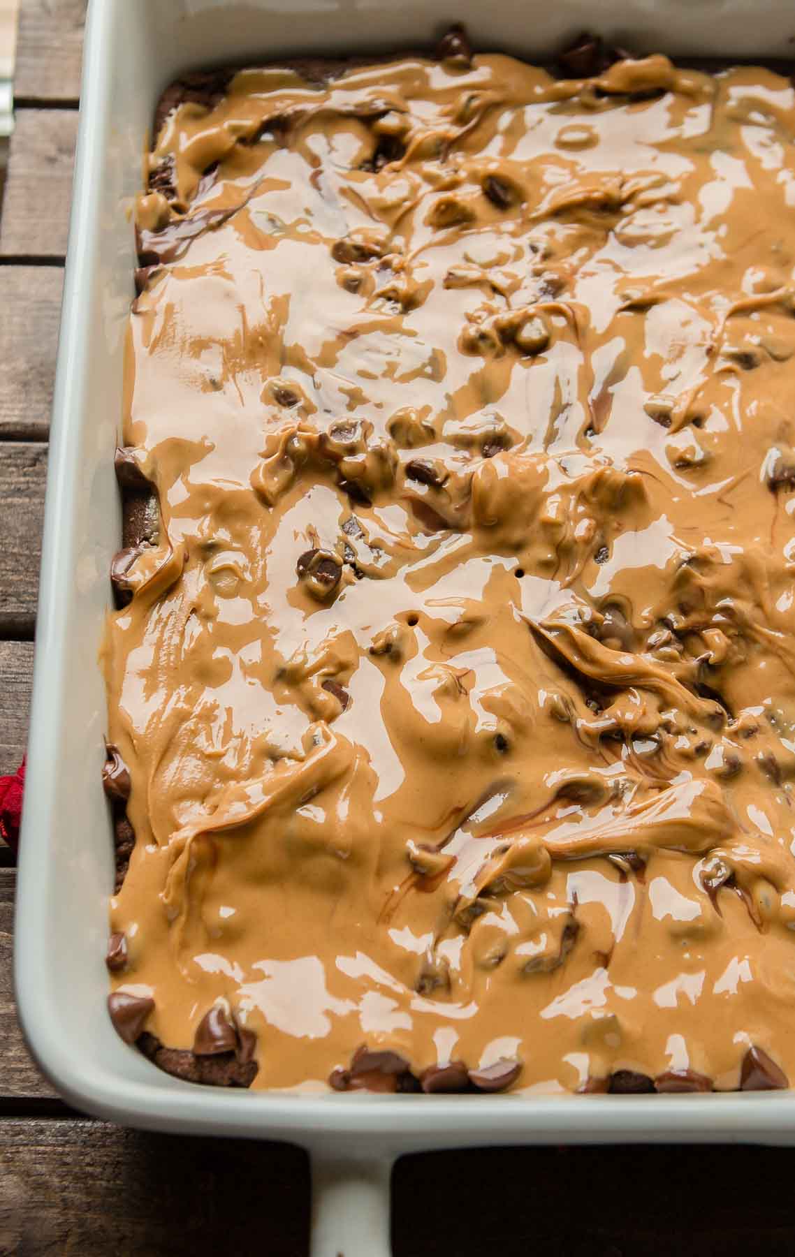 Peanut Butter Caramel Brownies Oh Sweet Basil