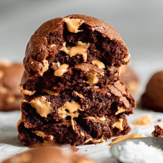 Chocolate Peanut Butter Chip Cookies