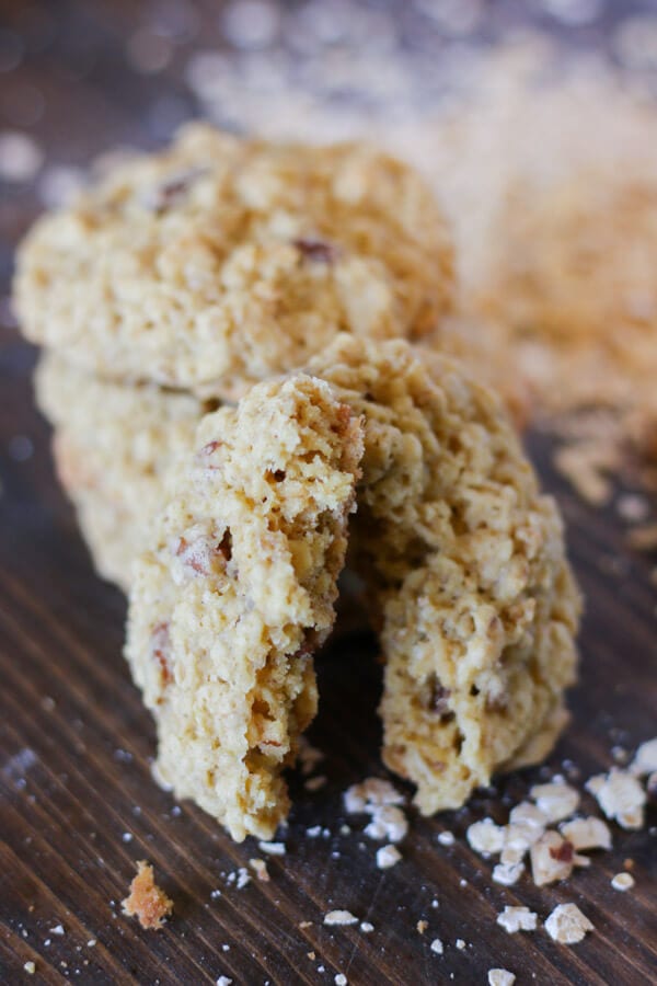 image of Pecan Oatmeal Cookies recipe by Oh Sweet Basil