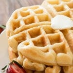 We tested over 100 waffles and this is the best buttermilk recipe out there! The ultimate waffle recipe and it's all thanks to a few simple secrets.