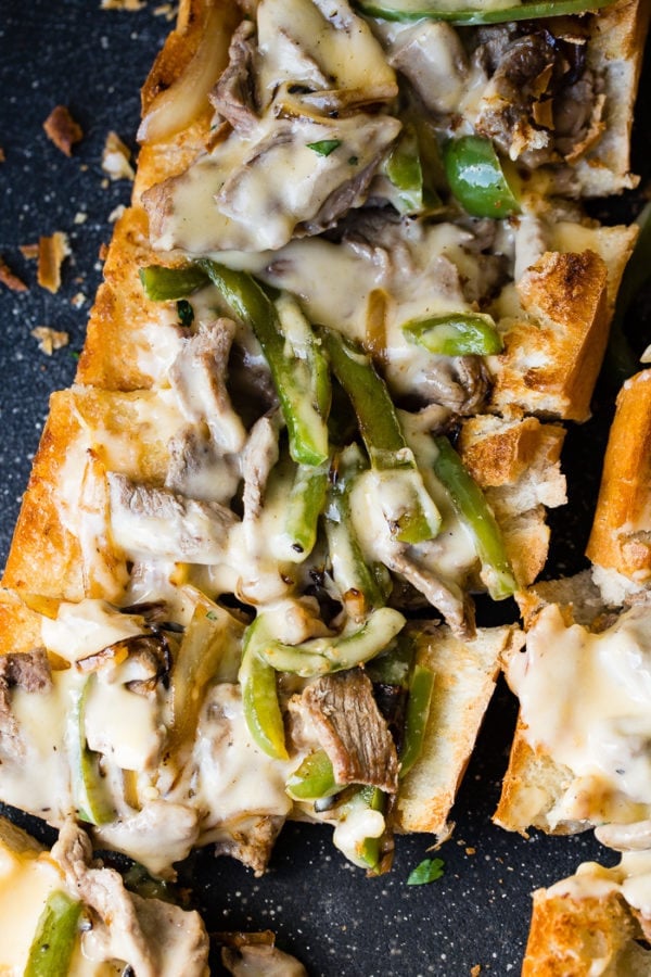 Easy Philly Cheesesteak Bread Oh Sweet Basil