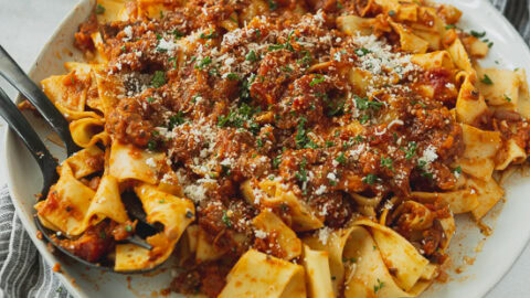 Plant Based Vegan Bolognese Sauce