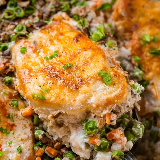 Easy Pork Chops and Rice