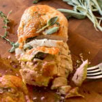 Feeling a little nervous about cooking a whole turkey for Thanksgiving? Don't! We love doing an herb roasted turkey breast and forgetting the stress!